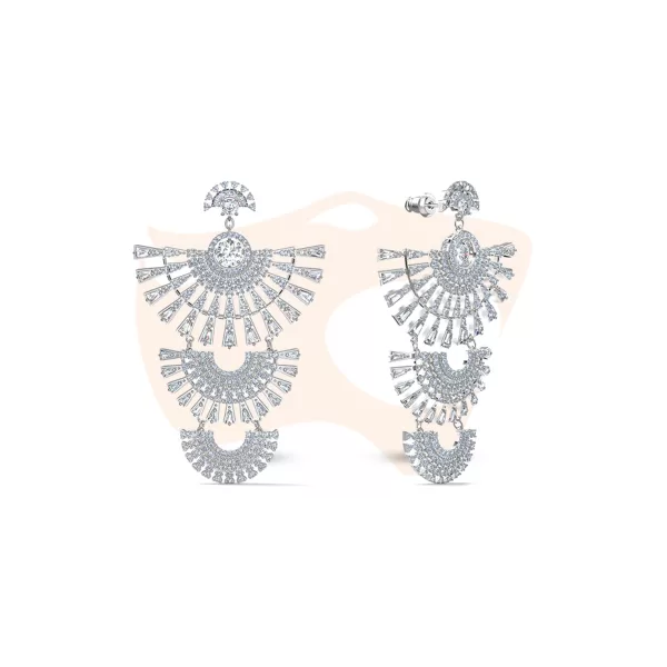 Brinco Swarovski Sparkling Triple Drop 5568008
