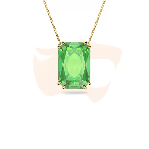 Colar Swarovski Millenia Quadrado Verde 5619491