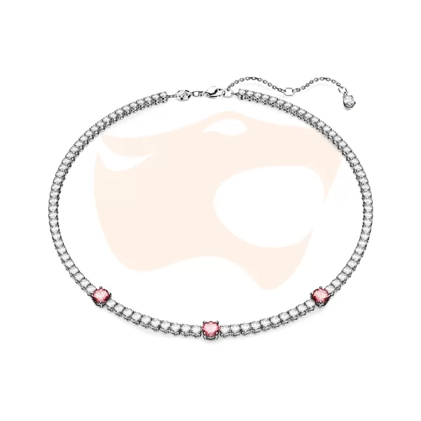 Colar Swarovski Matrix Tennis Rosa 5666165