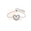 Pulseira Swarovski Una Coração 5625534