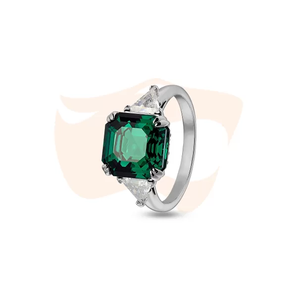 Anel Swarovski Attract Trilogy Verde 5515712