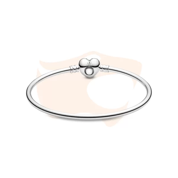Bracelete Pandora Fecho Coração Prata 596268