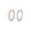 Brinco Swarovski Argola Millenia Prateado 5602230