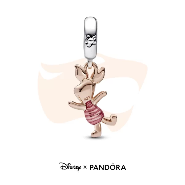 Charm Pandora Pendente Disney Ursinho Pooh e Leitão 782208C01
