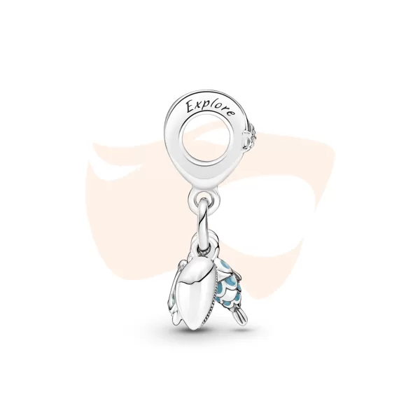 Charm Pendente Pandora Peixe, Tartaruga Marinha e Concha 791697C01