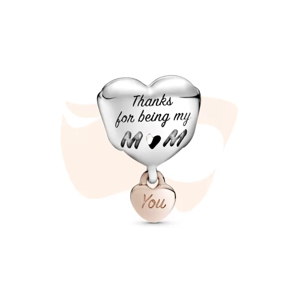 Charm Separador Pandora Obrigado Por Ser Minha Mãe 788830C00