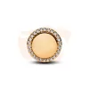 Charm Pandora Clip Botão Brilhante 768747C01