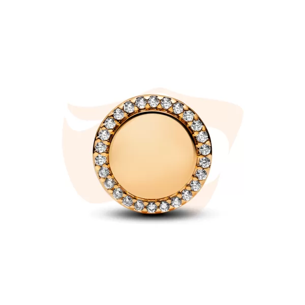 Charm Pandora Clip Botão Brilhante 768747C01