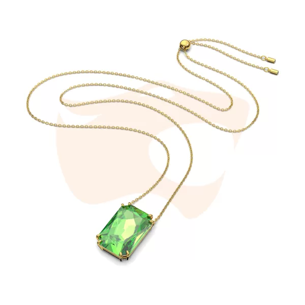 Colar Swarovski Millenia Quadrado Verde - Imagem 2