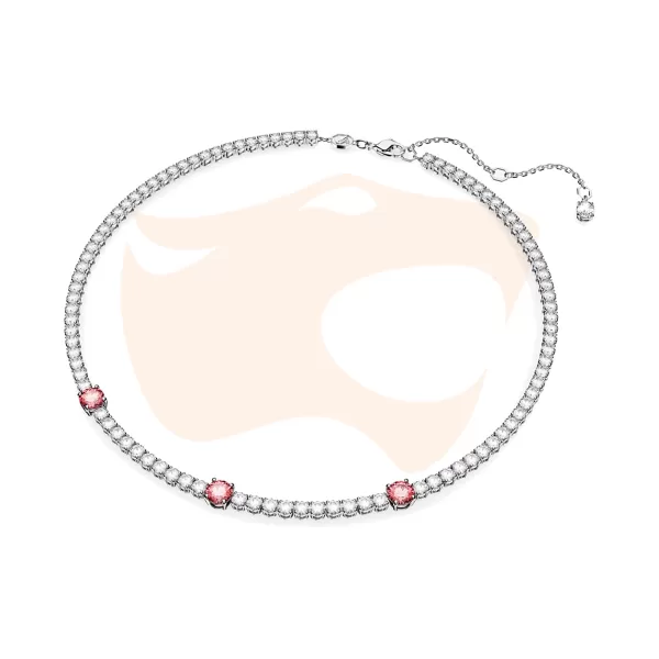 Colar Swarovski Matrix Tennis Rosa 5666165