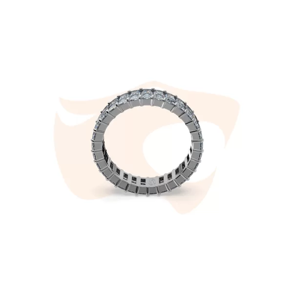 Anel Swarovski Matrix Lapidação Baguete Cinzento 5648915