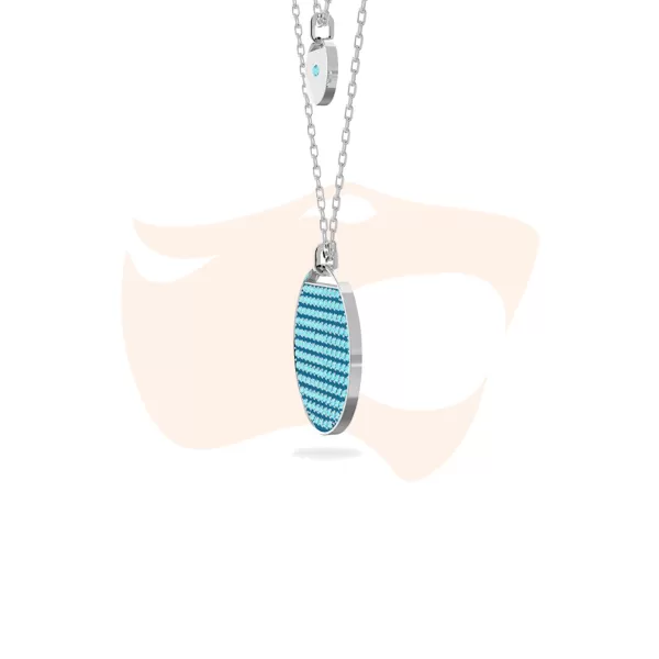 Colar Swarovski Ginger Duplo Azul 5642942