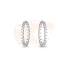 Brinco Swarovski Argola Millenia Prateado 5602230