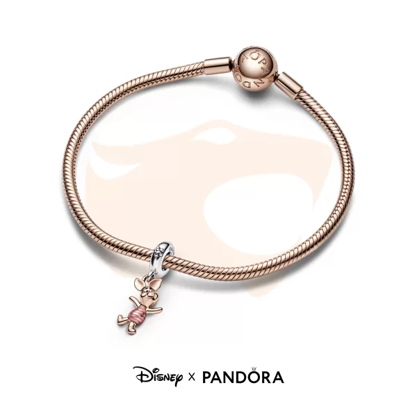 Charm Pandora Pendente Disney Ursinho Pooh e Leitão 782208C01