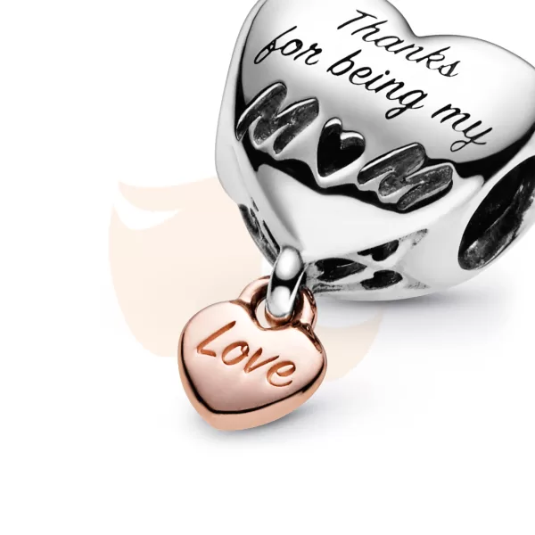 Charm Separador Pandora Obrigado Por Ser Minha Mãe 788830C00