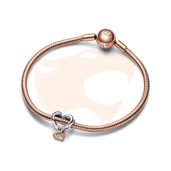 Charm Pandora Separador Corações Vazados 782642C00
