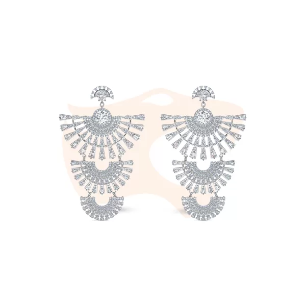 Brinco Swarovski Sparkling Triple Drop 5568008