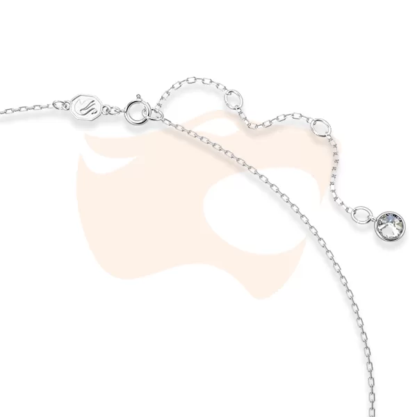 Colar Swarovski Ortyx Triangular Prateado 5643021