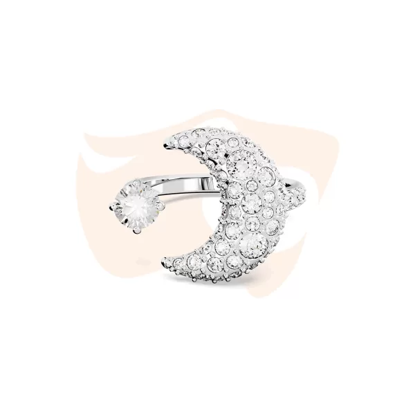 Anel Swarovski Luna Branco 5666176