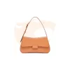 Bolsa Giorgio Armani Mini Couro Caramelo Trançado EW001013 AF12774 U6164