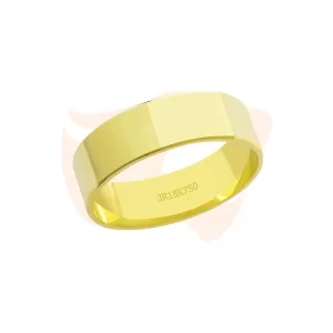 Aliança Clássica Lisa Ouro 18K - AL005