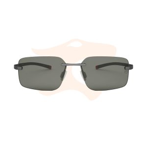 Óculos de Sol TAG Heuer Flex Titanium - Cinza Escuro TH40027U‑09A
