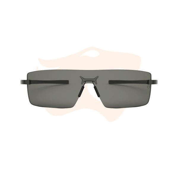 Óculos de Sol TAG Heuer Flex - Cinza escovado com lentes cinza