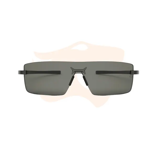 Óculos de Sol TAG Heuer Flex - Cinza escovado com lentes cinza