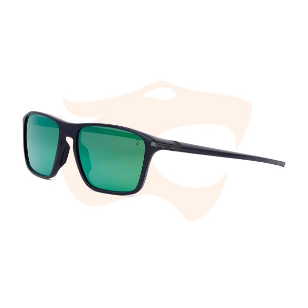 Óculos de Sol TAG Heuer Vingt Sept - Azul marinho com lentes verdes espelhadas TH40017I‑91R