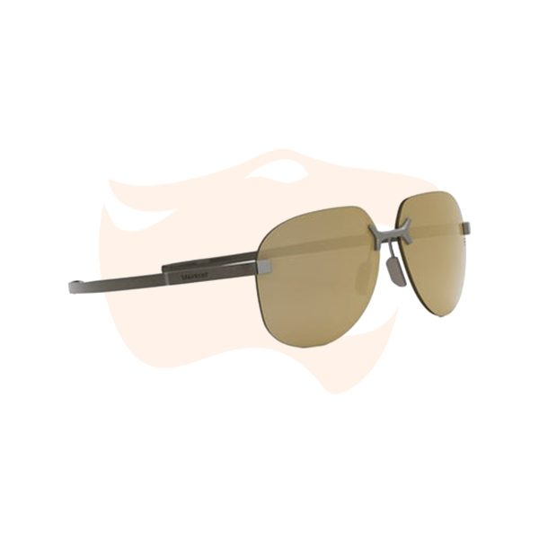 Óculos de Sol TAG Heuer Flex - Titânio prateado com lentes marrom claro espelhadas TH40006U‑46H