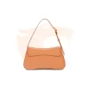 Bolsa Giorgio Armani Mini Couro Caramelo Trançado EW001013 AF12774 U6164