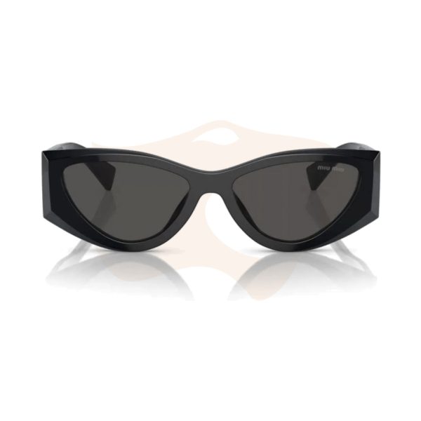 Óculos de Sol Miu Miu Cat Eye - Preto SMU 06Y 1AB‑5S0