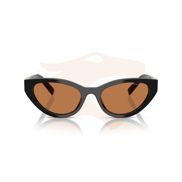 Óculos de Sol Miu Miu Butterfly - Preto/Marrom SMU A04 16K‑101