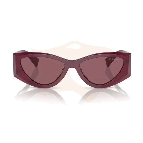 Óculos de Sol Miu Miu Cat Eye - Vinho SMU 11W 1AB‑5S0