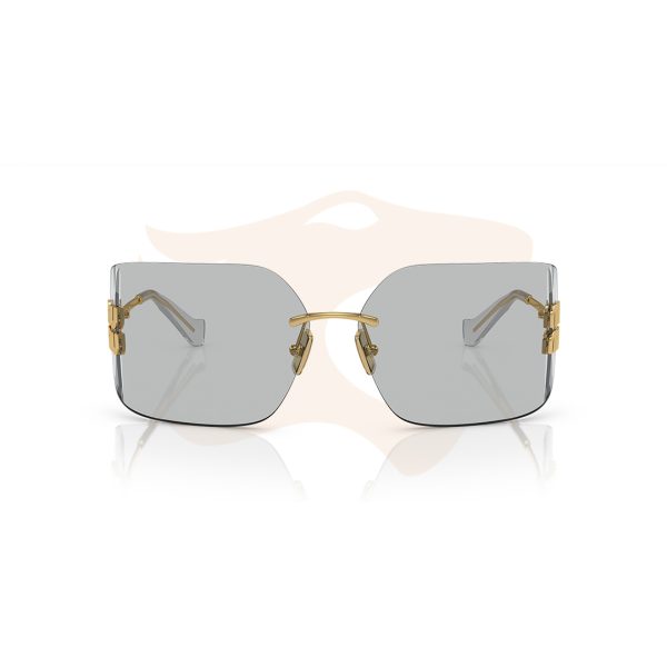 Óculos de Sol Miu Miu Runway - Dourado/Cinza SMU 54Y 5AK‑30B