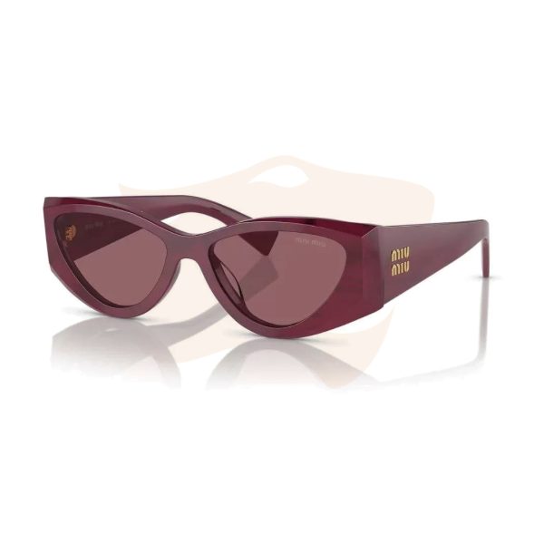 Óculos de Sol Miu Miu Cat Eye - Vinho SMU 11W 1AB‑5S0