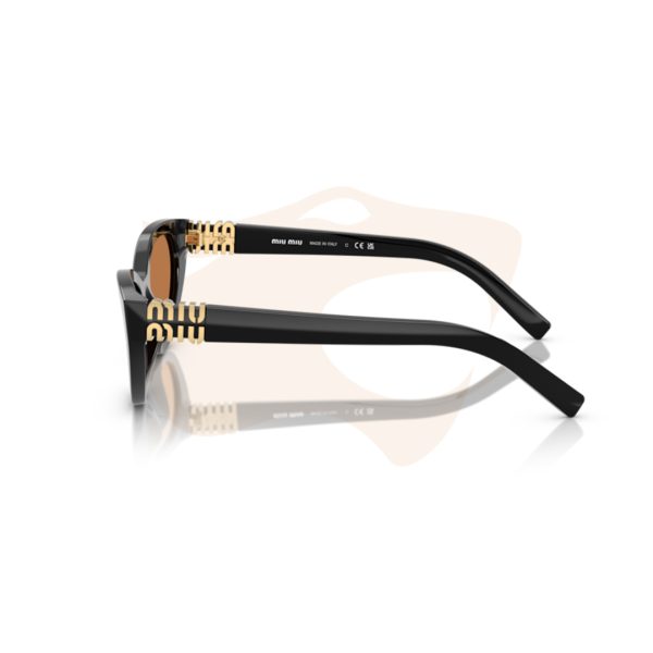 Óculos de Sol Miu Miu Butterfly - Preto/Marrom SMU A04 16K‑101