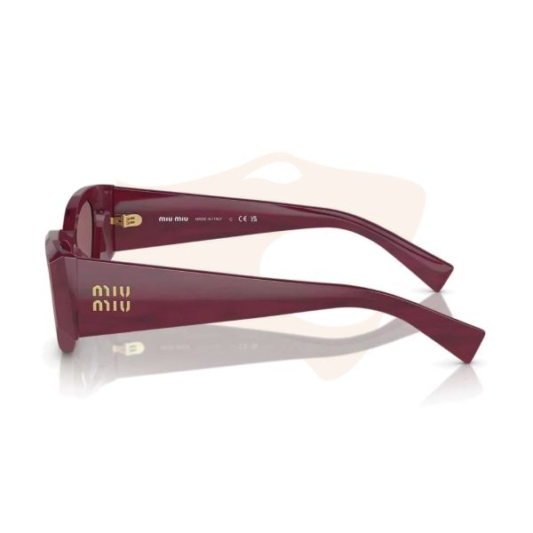 Óculos de Sol Miu Miu Cat Eye - Vinho SMU 11W 1AB‑5S0
