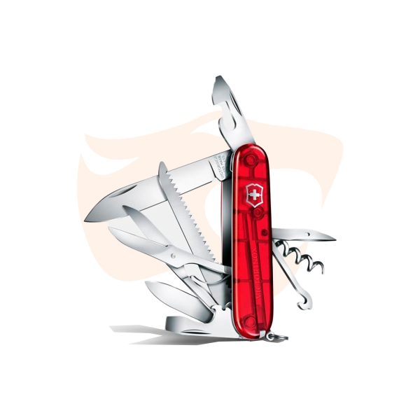 Canivete Victorinox Huntsman – Vermelho Translúcido 1.3713.T