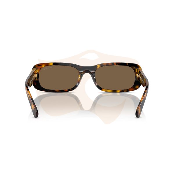 Óculos de Sol Miu Miu Retangular Vintage - Tartaruga SMU 08Z VAU‑065