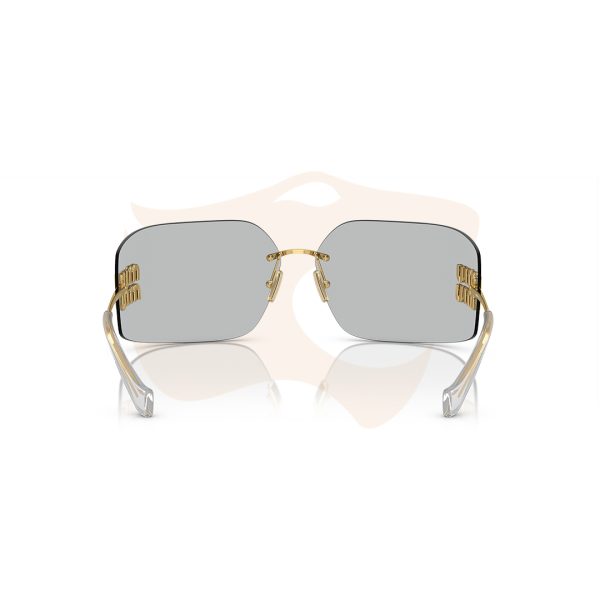 Óculos de Sol Miu Miu Runway - Dourado/Cinza SMU 54Y 5AK‑30B