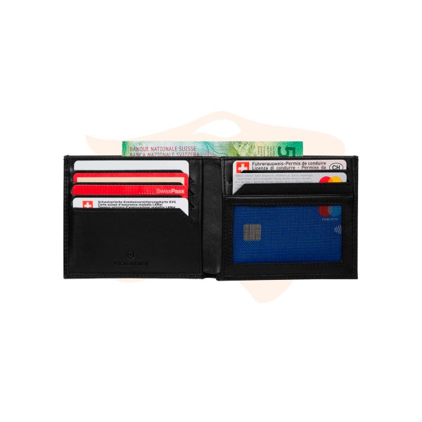 Carteira Victorinox Altius Alox Bi‑Fold Wallet - Preto 611570