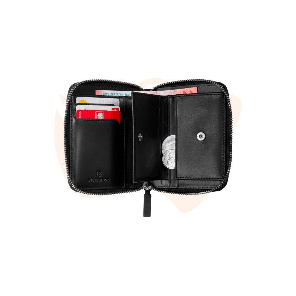 Carteira Victorinox Altius Alox Clutch Wallet - Preto 611576