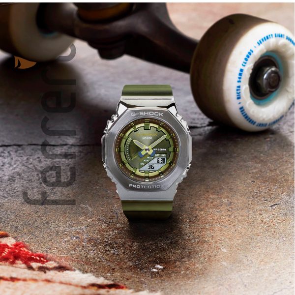 Relógio Casio G-Shock Verde GM-S2100-3ADR