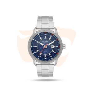 Relógio Orient Analógico - Prata com mostrador azul MBSS1495 D2SX
