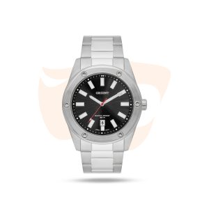Relógio Orient Analógico - Prata com mostrador preto MBSS1464 P1SX