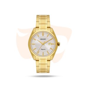 Relógio Orient Eternal Analógico - Dourado com mostrador branco MGSS1255 S1KX
