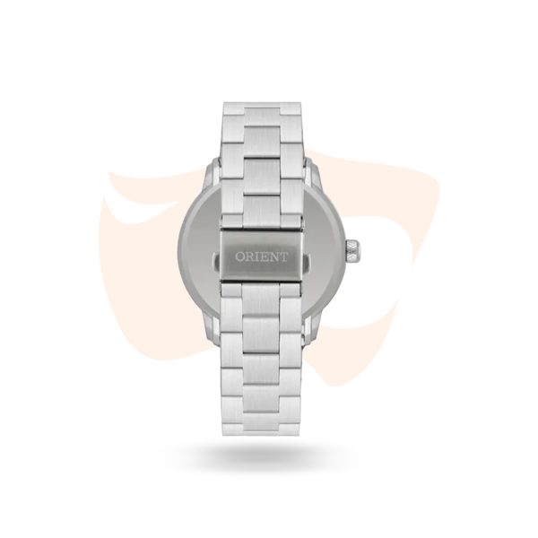 Relógio Orient Analógico - Prata com mostrador azul MBSS1507 D2SX