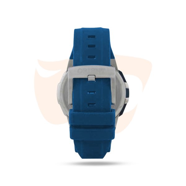 Relógio Orient Anadigi SolarTech - Preto com pulseira azul MTSPA006 G1DX
